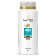 Pantene Pro-V Smooth and Sleek Detangling Frizz Control nourishing 2 in 1 Shampoo Plus Conditioner, 20.1 fl oz