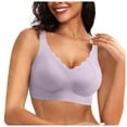 thumbnail image 1 of Sujetador sin aros y sin costuras con relleno y escote festoneado para mujer: bralette suave y cómodo sin aros, cobertura total, informal y sexy, 1 of 5