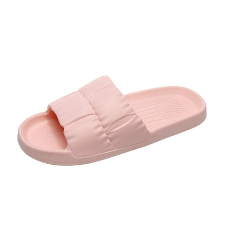 

Bkolouuoe Womens House Slippers with Arch Support Massaging for Women Non Slip Fashion Couples Open Toed Memory Foam Wide Flip Flop