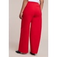 thumbnail image 2 of ELOQUII Women's Plus Size Tall The Ultimate Stretch Wide Leg Pant, 2 of 3