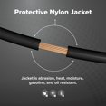 thumbnail image 3 of Cable THE CIMPLE CO de cobre aislado 14 AWG, 3 m, negro, 3 of 8