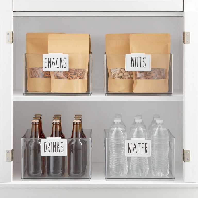 5 Basket Labels Clip On for Pantry Organization and Storage