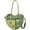 Green, variant on Women's Cute Heart Shape Denim Wallet Denim Tote Bag Underarm Shoulder Bag Handbag
