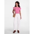 thumbnail image 3 of Scenario Women's and Women's Plus Tee with Short Bubble Cap Sleeves, Sizes XS-4X, 3 of 6