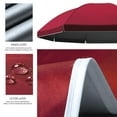 thumbnail image 5 of LHWEN Patio Market Umbrella Replacement Canopy Cover Polyester Fabric Sunumbrella for Outdoor Use Fits Wooden Aluminum Metal Fiberglass Frames Weather- Design Reinforced Stress Points for Durability, 5 of 8