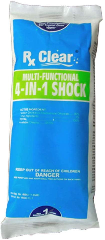 Rx Clear Multi-Functional 4-in-1 Swimming Pool Shock 1 lb - Walmart.com