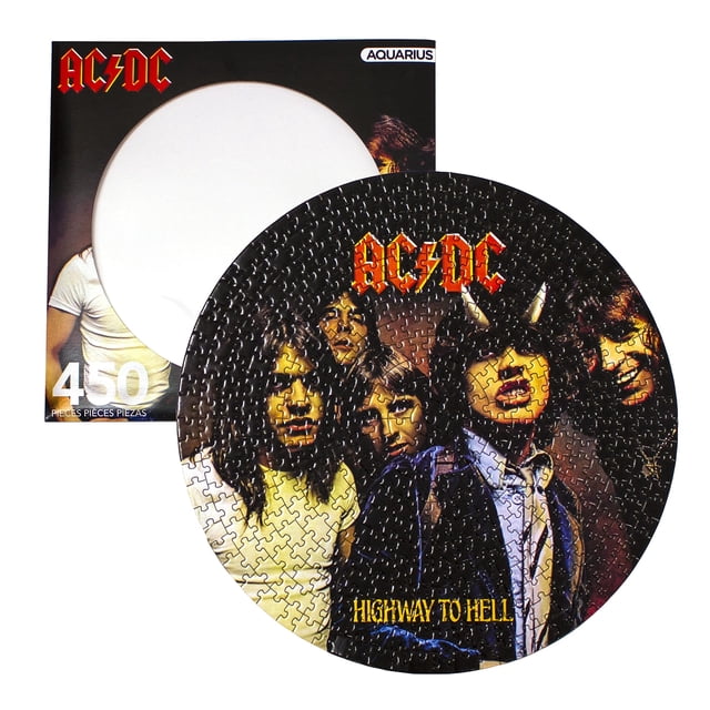Rompecabezas AQUARIUS AC/DC Highway to Hell Record Disc, 450 unidades