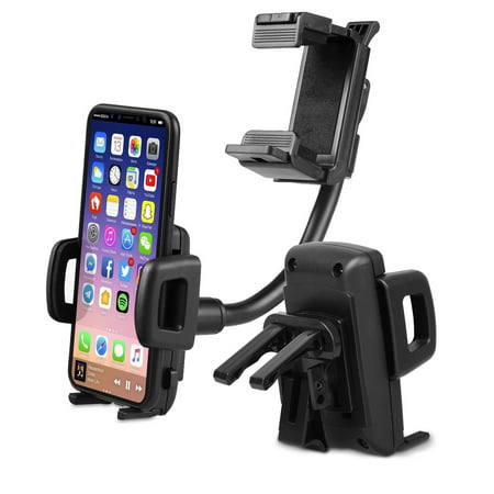 EEEKit Universal 360 Degree Car Air Vent Holder Rear View Mirror Mount Stand Cradle for iPhone 11/11 Pro X 8 7 7s 6s Samsung Galaxy Note 8 Note 7 S8 LG Huawei Google Nexus
