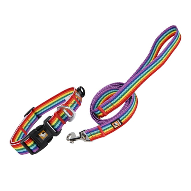 Collar para perro con la bandera arcoíris de Native Pup, artículos del orgullo gay para el desfile.