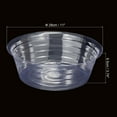 thumbnail image 2 of Uxcell 11" Plastic Round Plant Pot Saucer Flower Drip Tray, Clear 20 Pack, 2 of 5