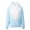 Blue 04, variant on Karymi Rain Coats for Women Men Women Cooling Fan Jacket, Color Block Zip Up Hooded Air Conditioning Work Coat, Outdoor Jacket with Zipper Pockets Going Out Tops