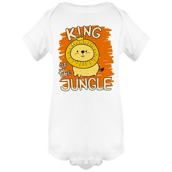 Cute King Of The Jungle Bodysuit Infant -Image by Shutterstock,  6 Months