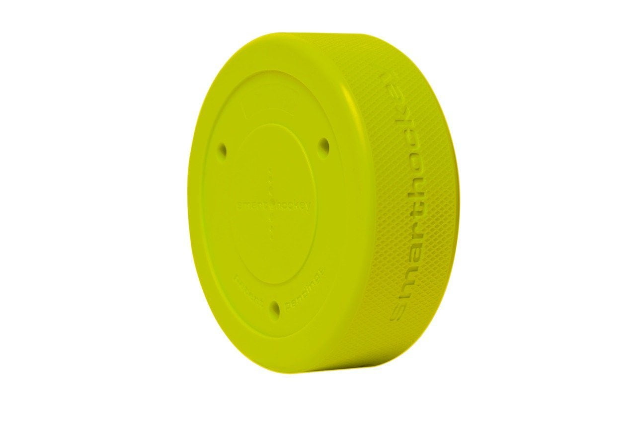 New Smart Hockey Game Changer Stick Handling Shooting Pass Off Ice Puck Yellow, Smarthockey Training Pucks are Newest... by