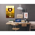 thumbnail image 2 of Napa Valley, California, Wine Glass and Vineyard, (12x18 Wrapped Canvas, Wall Decor, Artwork), 2 of 5