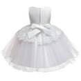 thumbnail image 5 of URMAGIC 0-8T Baby Girls Dress Formal Gowns Pageant Birthday Lace Wedding Dress Toddler Kid, 5 of 5
