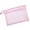 Pink, variant on Yonrjhukm Transparent Double-layer Mesh Pencil Case, Zippered Storage Bag for Test Papers and Pens, Durable Nylon, Multiple Compartments, Ideal for Home and Office Supplies