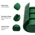 thumbnail image 3 of Estuche de viaje para reloj de cuero Caja para un reloj para hombres y mujeres, 3 ranuras, verde, 3 of 6