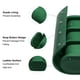 thumbnail image 3 of Estuche de viaje para reloj de cuero Caja para un reloj para hombres y mujeres, 3 ranuras, verde, 3 of 6