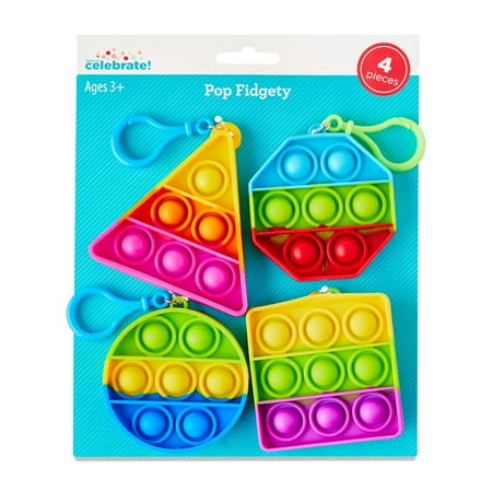 Multicolor Pop Fidgety Party Favors 4 Count by Way To Celebrate