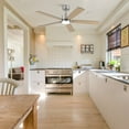 thumbnail image 5 of Vaczon 52" Modern Brushed Nickel Smart Ceiling Fan with Light and Remote for Master Bedroom and Dining Room, 5 of 19