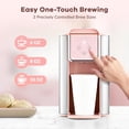 thumbnail image 5 of Single Serve Coffee Machine, Compatible with  cup Capsules, Instant Coffee Pot, Tea maker, RemovableWater Reservoir, 5 of 8