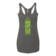 thumbnail image 2 of Green Striped Ford Mustang | Womens Cars and Trucks Premium Tri-Blend Racerback Tank Top, Premium Heather, Medium, 2 of 3
