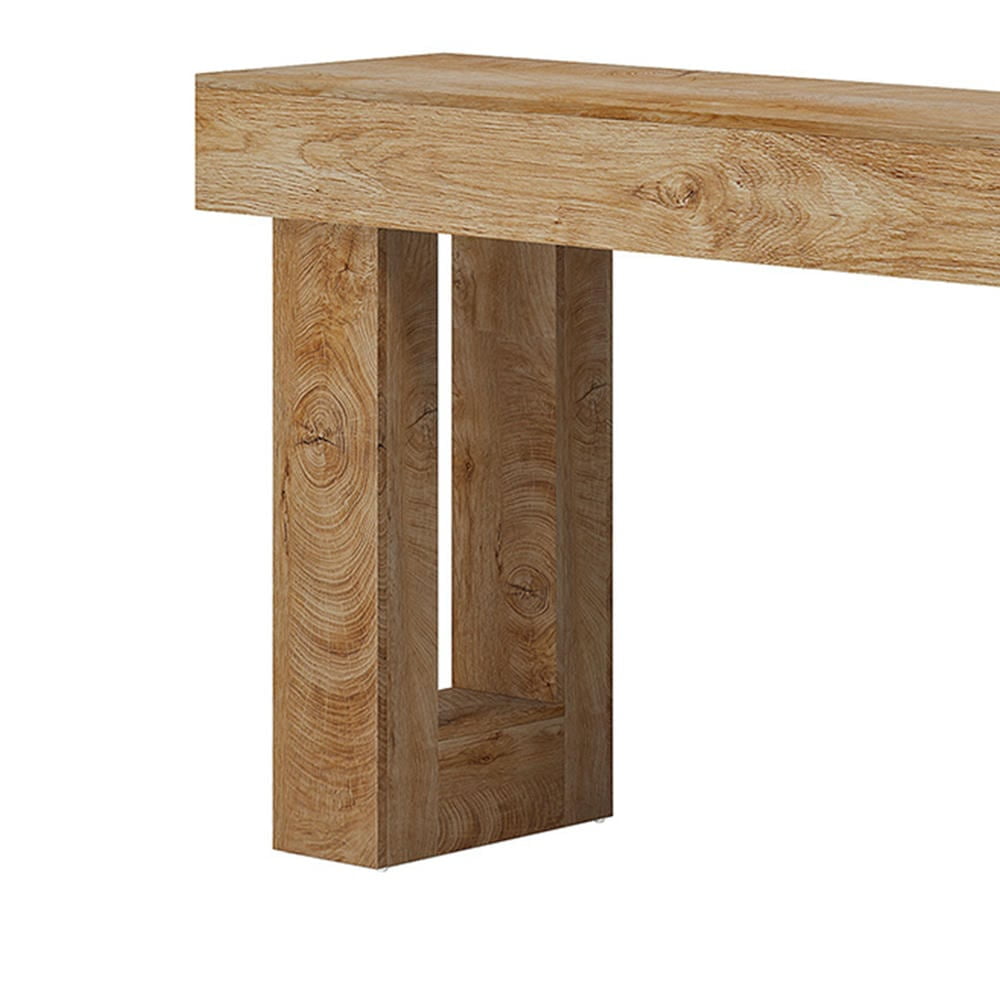 Barara King Console Table, Entryway Table, Console Sofa Table, Display Shelf,63-Inch Console Table, Farmhouse Wooden Sofa Table Entryway Table, Brown