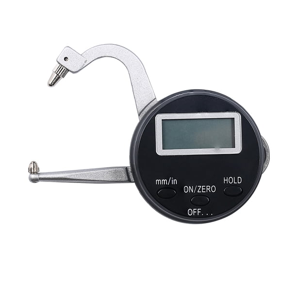 Kenally 0-25mm Medidor de espesor electrónico digital Tela Papel Cuero Caucho Medidor de espesor Herramienta de medición Medidores de medidas dimensionales Kenally TO0269-00B