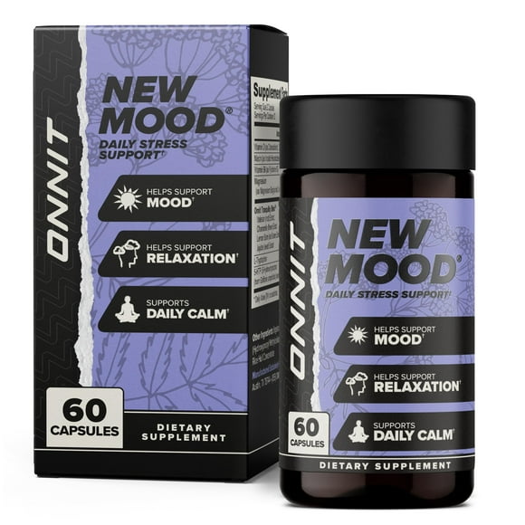 Suplemento ONNIT New Mood Daily Stress Support 60 cápsulas