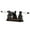 Bronze, variant on Kingston Brass KB2602PL 4 in. Centerset Bathroom Faucet, Polished Brass