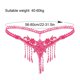 thumbnail image 3 of Breathable Pearl Panties Underwear Female Lingerie Lace Thong Underpants Open, 3 of 5