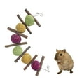 thumbnail image 4 of Conejo Masticar Juguetes Jugar Ejercicio Rama De árbol Masticar Diente Limpieza Yuyangstore pelota de ejercicio para hámster, 4 of 8