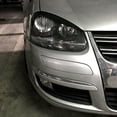 thumbnail image 4 of Carbon Fiber Headlights Eyebrows Eyelids Cover Eyelash Head Light Lamp Stickers for Golf 5 R32 MK5 2005 2006 2007, 4 of 6