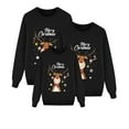 thumbnail image 3 of CONZONE Christmas Matching Family Pajamas Sets Xmas Graphic Fleece Pullover Sweatshirt for Family Soft Warm Holiday Party Homewear Loungewear Sets for Men Women And Kids, 3 of 3
