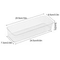 thumbnail image 1 of Makeup Case Storage Box Stuff Container Fine Case Fine Workmanship Workmanship Stackable Dustproof Transparent Clear View Classroom Dormitory L, 1 of 9