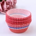 thumbnail image 7 of 100 Pcs Paper Baking Cups Cupcake Wrappers Liners Muffin Cases Cake Cup Party Favors (Red), 7 of 7