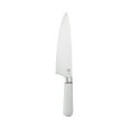 Beautiful 12-piece Forged Kitchen Knife Set in White with Wood Storage ...