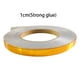 thumbnail image 5 of Cinta para azulejos autoadhesiva impermeable para Hotel, sala de estar, cocina, pared, suelo, línea de costura, sellador, accesorios de tira de Decoración del hogar Oro, pegamento fuerte 1 cm Inteprter HA064303-02, 5 of 6
