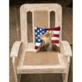 thumbnail image 2 of Carolines Treasures BB9709PW1818 Doberman Pinscher Patriotic Fabric Decorative Pillow  18H x18W multicolor, 2 of 2