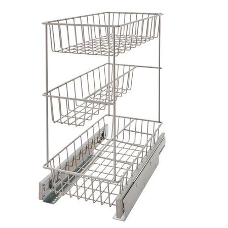 Closetmaid 3 Tier Compact Kitchen Cabinet Pull Out Drawer
