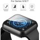 thumbnail image 4 of Misxi Paquete de 2 estuches rígidos para PC con protector de pantalla de vidrio templado compatible con Apple Watch Series 9 (2023) Series 8 Series 7 41 mm, cubierta ultrafina resistente a los arañazo, 4 of 4