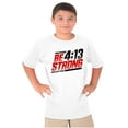 thumbnail image 5 of Verse Philippians 4:13 Be Strong Crewneck T Shirts Boy Girl Teen Brisco Brands XS, 5 of 6