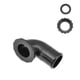 thumbnail image 4 of Advancent Manguera de inflado corrugado para buceo, tubo de goma para vía aérea, tubo inflador reutilizable, accesorios de buceo, suministros Manguera curva BC 5Conjunto, 4 of 6