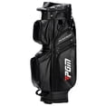 thumbnail image 4 of PGM 14‑Way Silent Golf Cart Bag for Men & Women, Premium Black Microfiber Leather Waterproof Golf Bag, 4 of 10