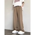 thumbnail image 4 of Pantalones de traje de seda de hielo fluido para hombre, pantalones anchos drapeados, pantalones refrescantes para hombres, ropa de trabajo, ropa de alta calidad, oferta elegante y barata, 4 of 5