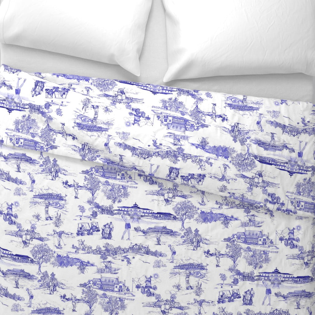 Cotton Sateen Duvet Cover, Full/Queen 
