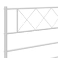 thumbnail image 5 of vidaXL Metal Headboard White 135 cm, 5 of 5