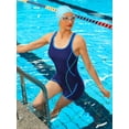 thumbnail image 3 of Charmo Womens Athletic One Piece Bathing Suit Boyleg Competitive Swimsuit, 3 of 7