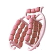 thumbnail image 3 of DYNWAVECA 29 Wheel Fascia Muscle Relax Roller Circular Leg Clamp for Legs Shoulder Arm pink, 3 of 10