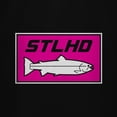 thumbnail image 2 of STLHD Men's Neon Pink Black T-Shirt, 2 of 4